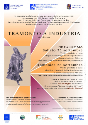 Giornate Europee del Patrimonio 2021. Tramonto a Industria, VII edizione
