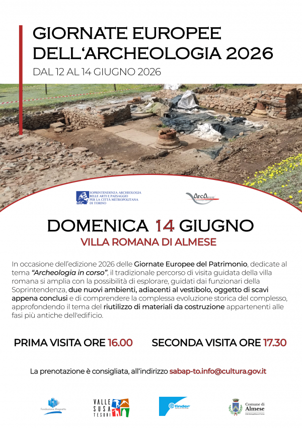 Villa Romana di Almese - Giornate Europee dell'Archeologia 2026