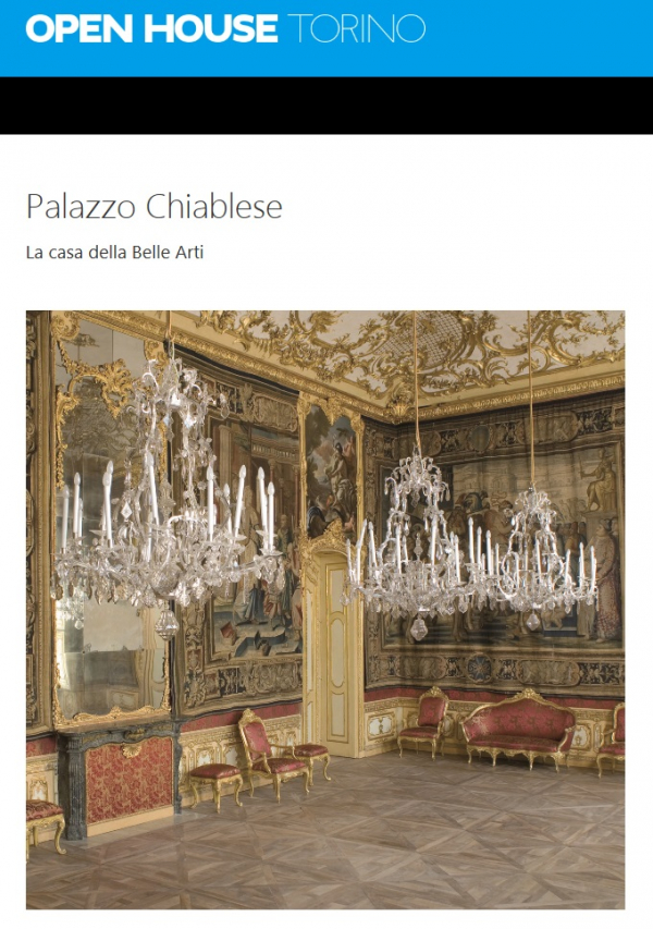OPEN HOUSE - PALAZZO CHIABLESE
