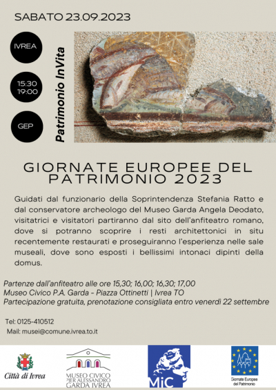 Giornate Europee del Patrimonio - “Patrimonio InVita”